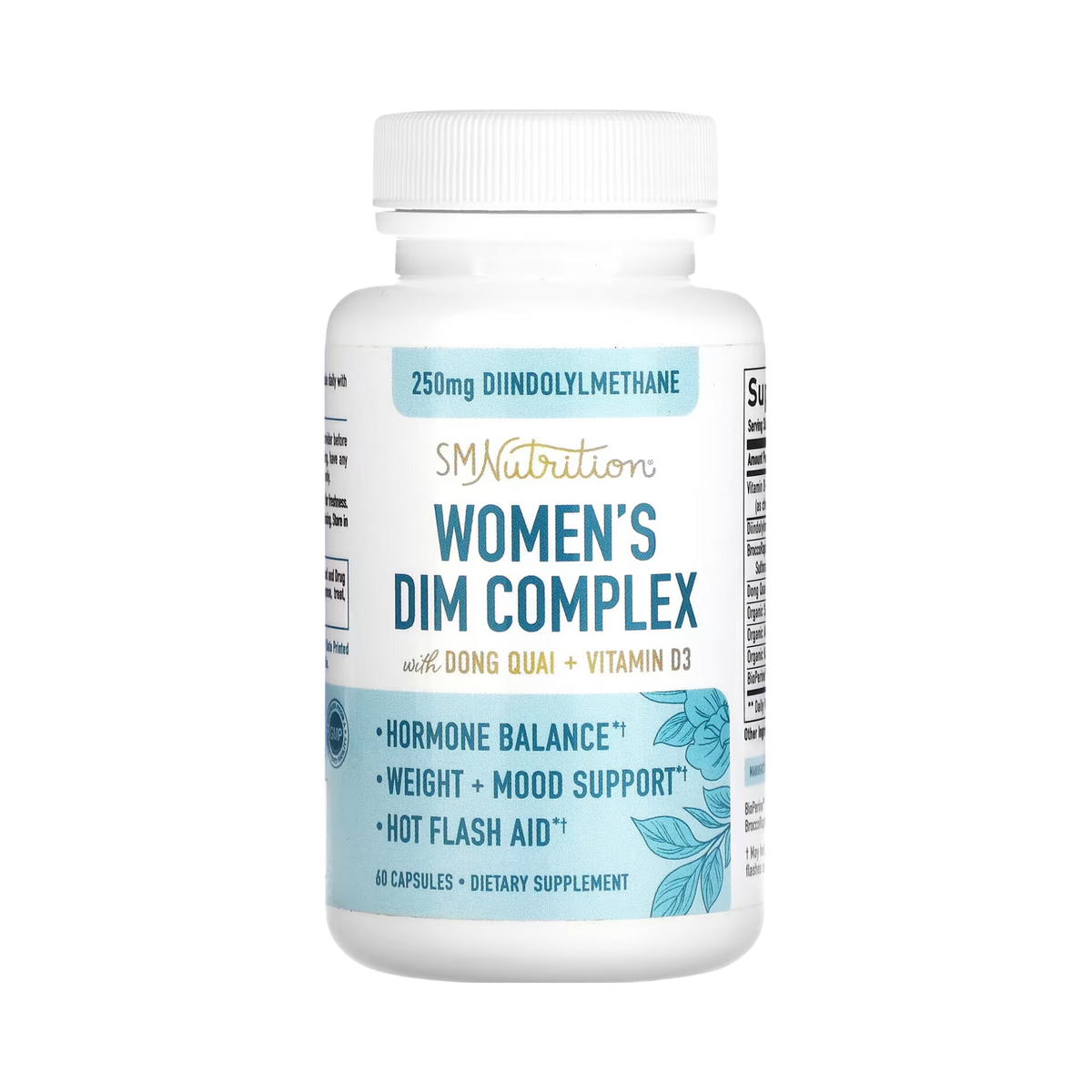 SMNutrition, Women's DIM Complex, 250 Mg, 60 Capsules