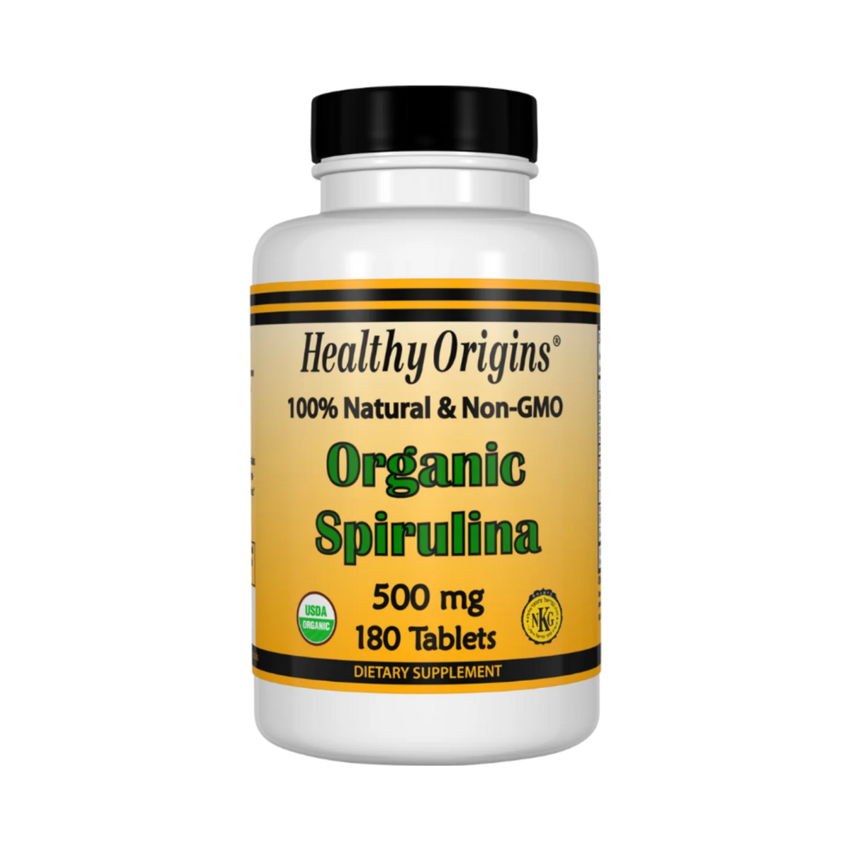 Healthy Origins, Spirulina, 500 Mg, 180 Organic Tabs