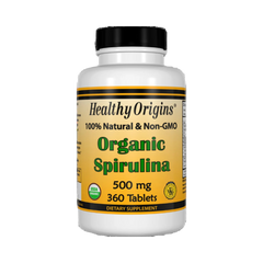 Healthy Origins, Spirulina, 500 Mg, 360 Organic Tabs