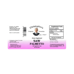 Christopher's Original Formulas, Saw Palmetto Berry, 100 Capsules