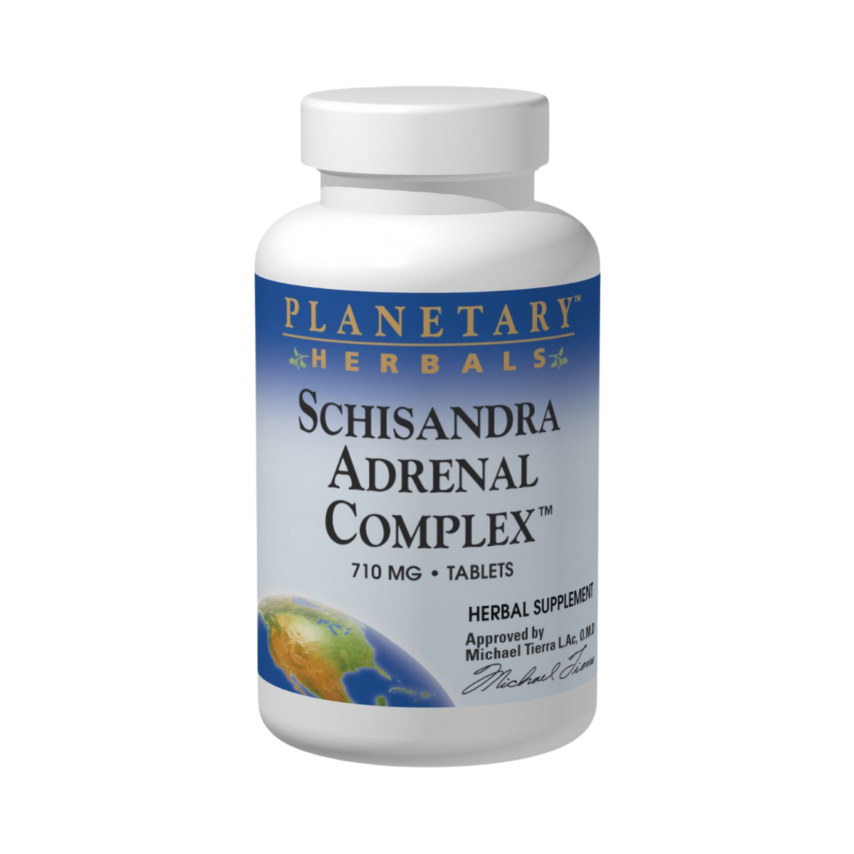 Planetary Herbals, Schisandra Adrenal Complex, 120 Tablets