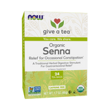 NOW Foods, Real Tea, Organic Senna, Caffeine-Free, 24 Tea Bags, 1.7 Oz