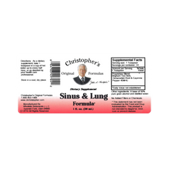 Christopher's Original Formulas, Sinus & Lung Formula, 1 Oz