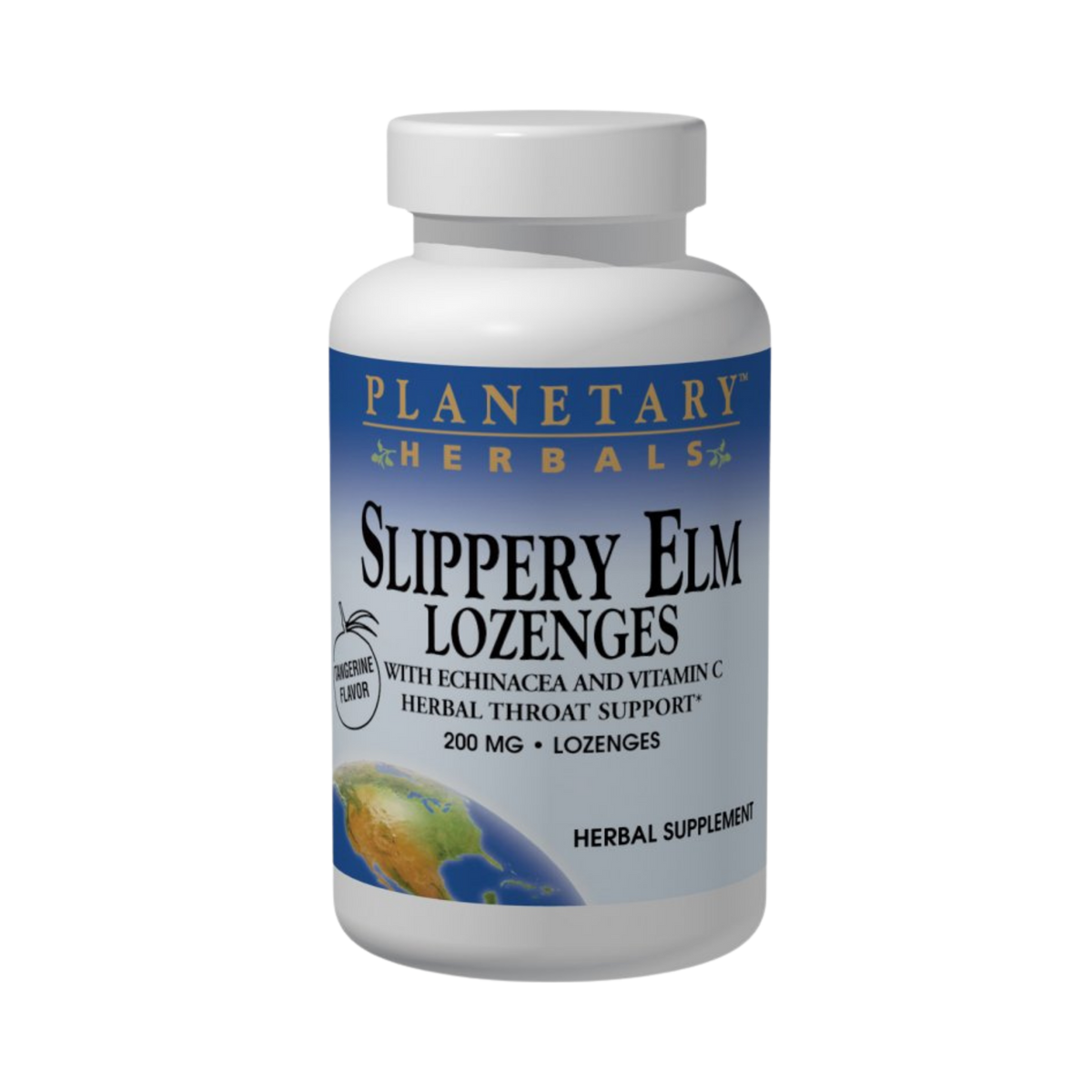 Planetary Herbals, Slippery Elm Lozenges with Echinacea and Vitamin C, 100 Lozenge