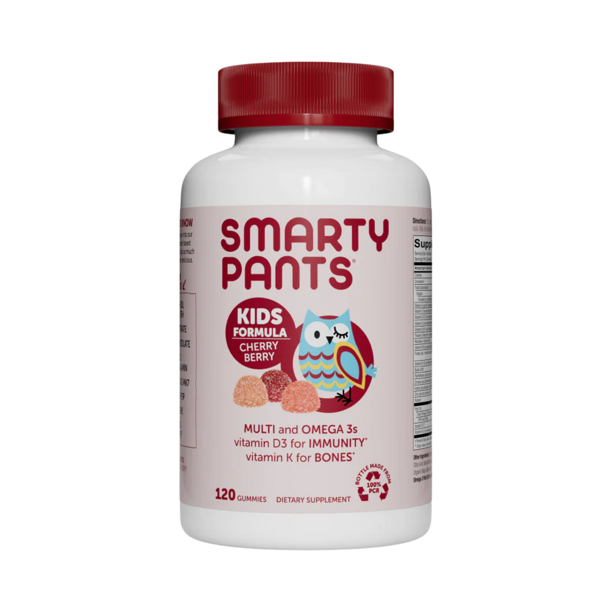 SmartyPants Vitamins, Kids Formula, Cherry Berry, 120 Gummies