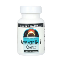 Source Naturals, Advanced B-12 Complex, 5mg, 60 Lozenge