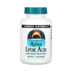 Source Naturals, Alpha Lipoic Acid, 200mg, 120 Tablet