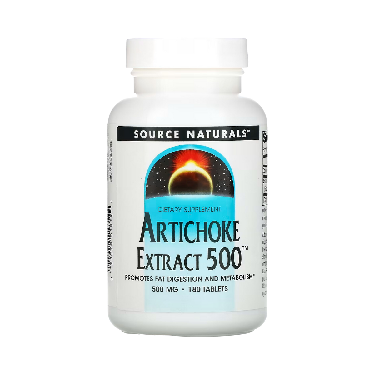 Source Naturals, Artichoke Extract 500™, 180 Tablets