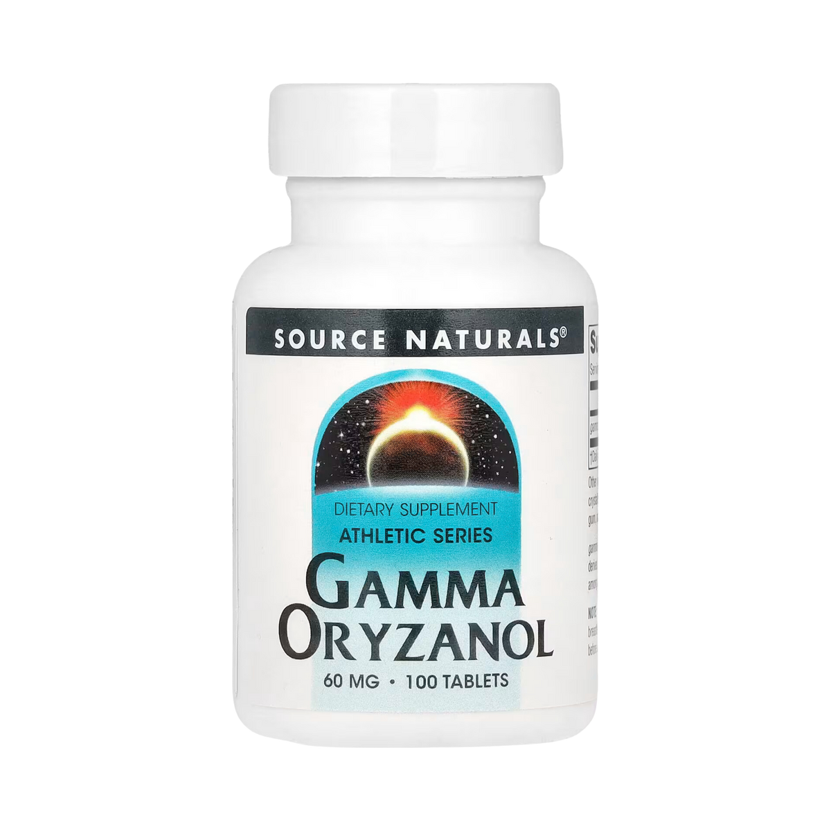 Source Naturals, Gamma Oryzanol, 60 Mg, 100 Tablets