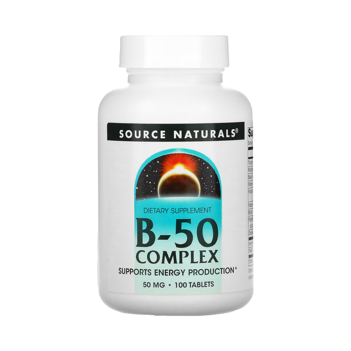 Source Naturals, B-50 Complex, 50mg, 100 Tablets