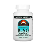 Source Naturals, B-50 Complex, 50mg, 100 Tablets