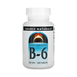 Source Naturals, B-6, 100mg, 250 Tablets