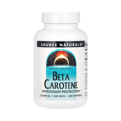 Source Naturals, Beta Carotene, 25000 IU, 250 Softgels