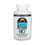 Source Naturals, Betaine HCl, 650mg, 180 Tablets