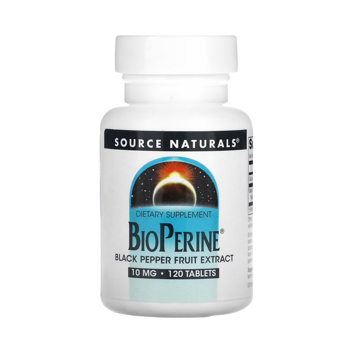 Source Naturals, BioPerine, 10mg, 120 Tablets