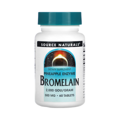 Source Naturals, Bromelain, 2000 GDU, 60 Tablets