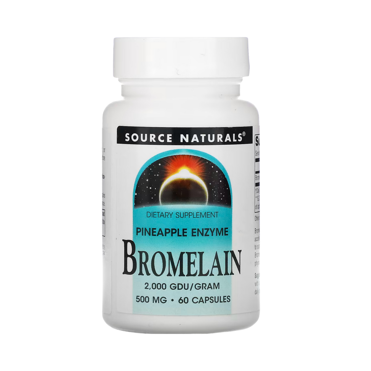 Source Naturals, Bromelain, 500mg, 60 Capsules