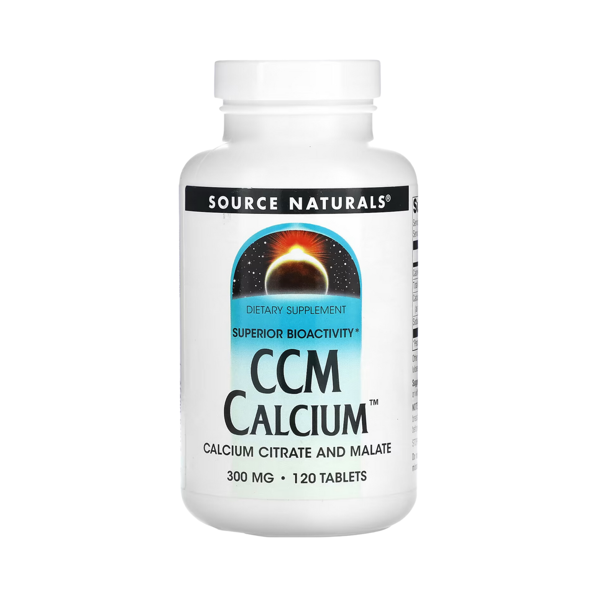 Source Naturals, CCM Calcium 300 Mg, 120 Tablets