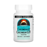 Source Naturals, ChromeMate Chromium GTF, 200 Mcg, 240 Tablets