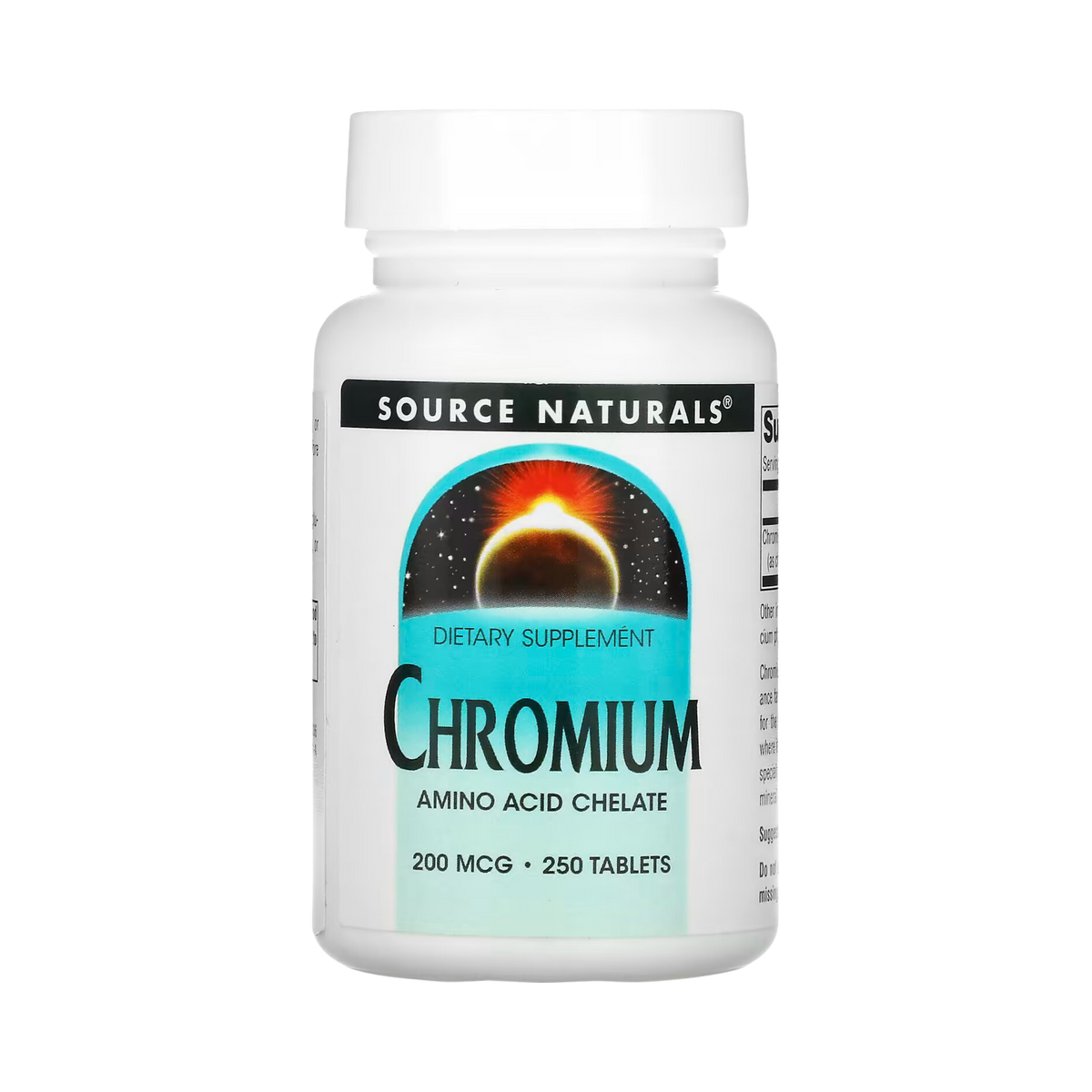 Source Naturals, Chromium, 200 Mcg, 250 Tablets