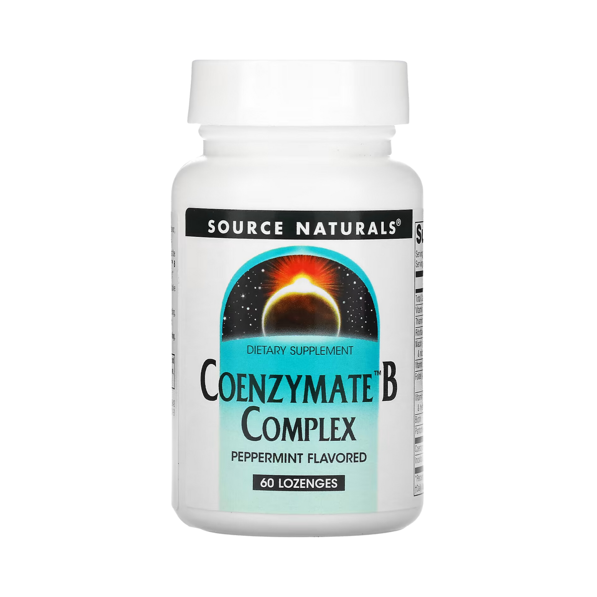 Source Naturals, Coenzymate B Complex, 60 Peppermint Lozenge