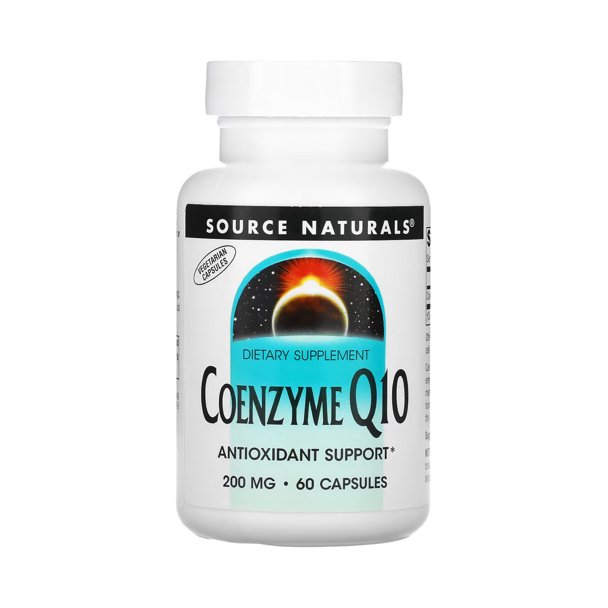 Source Naturals, Coenzyme Q10, 200 Mg, 60 Vegi Capsules