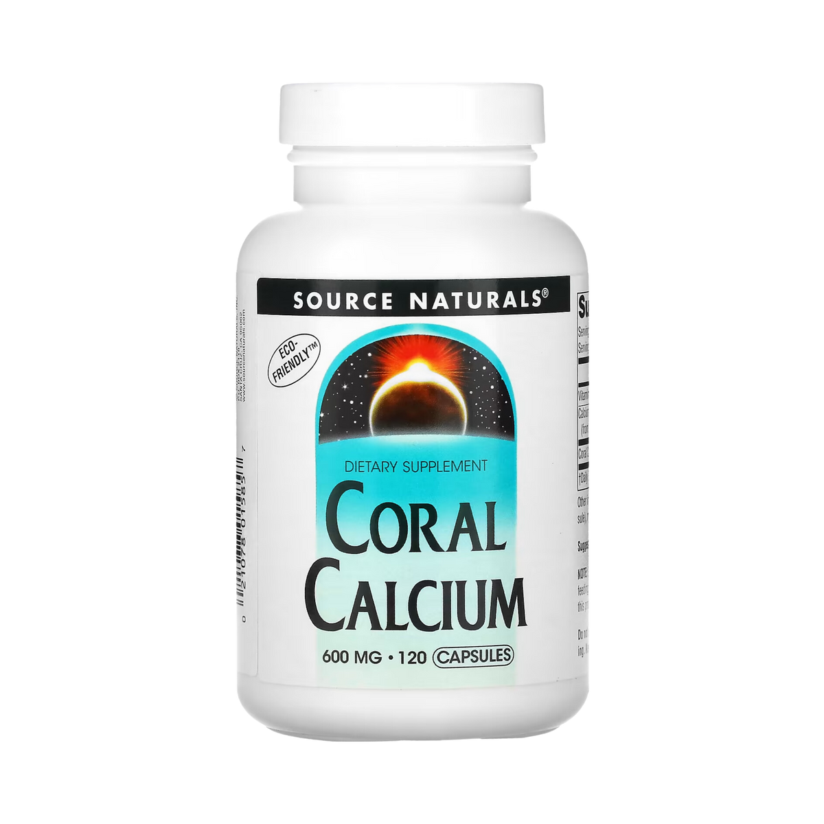 Source Naturals, Coral Calcium, 600 Mg, 120 Capsules