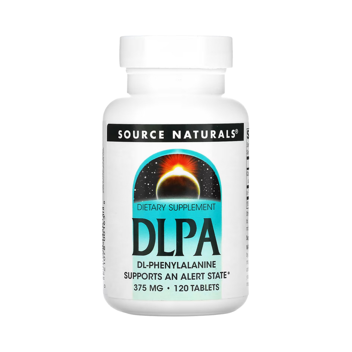 Source Naturals, DLPA, 375 Mg, 120 Tablets