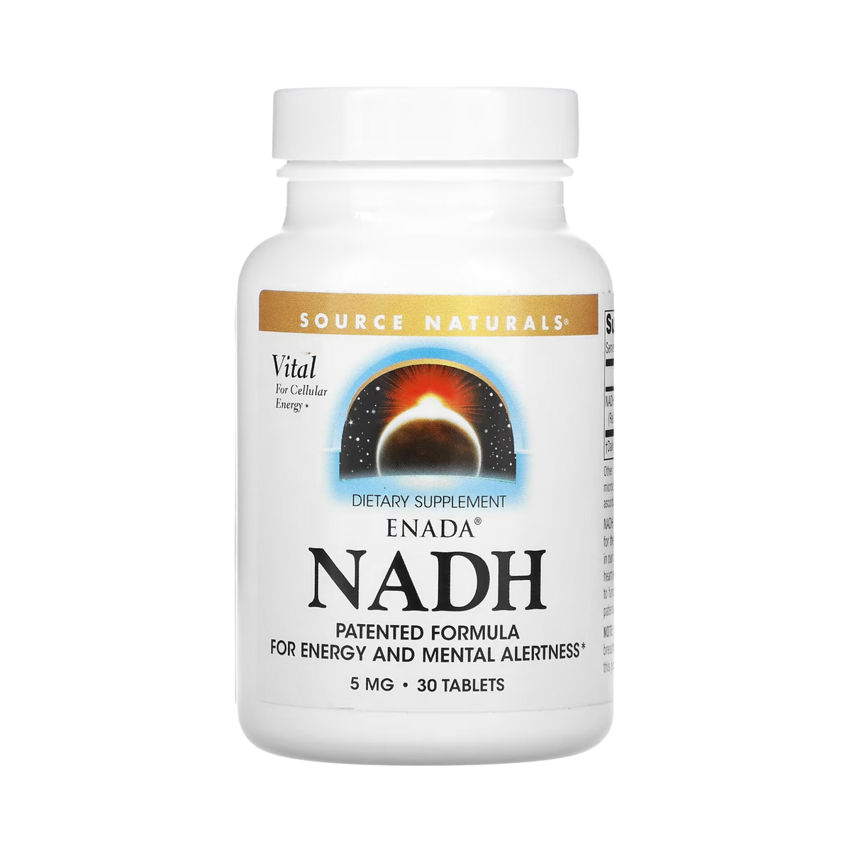 Source Naturals, ENADA NADH, 5 Mg, 30 Tablets