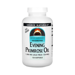 Source Naturals, Evening Primrose Oil, Hexane-Free, 1350 Mg, 120 Softgels