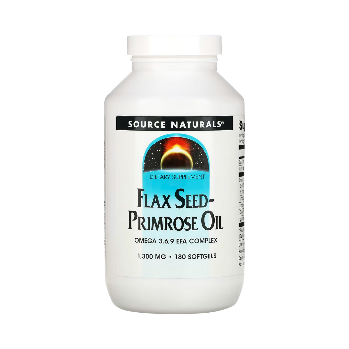 Source Naturals, Flax Seed-Primrose Oil, 1300 Mg, 180 Softgels