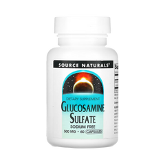 Source Naturals, Glucosamine Sulfate, 500 Mg, 60 Capsules