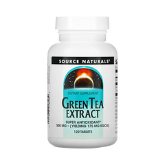 Source Naturals, Green Tea Extract, 500 Mg, 120 Tablets