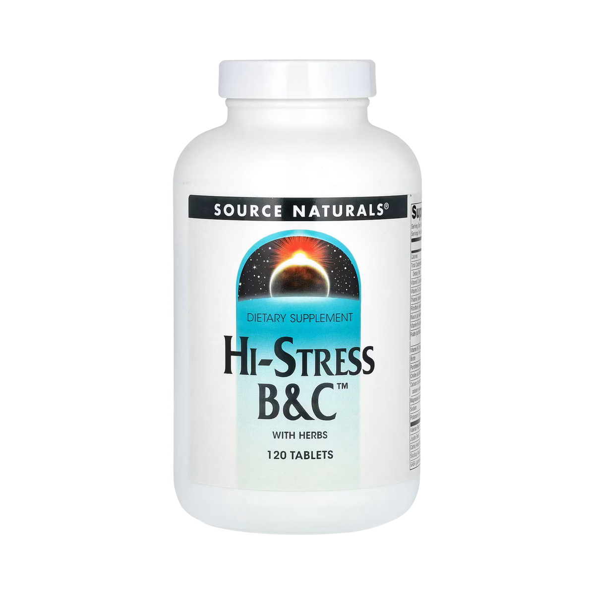 Source Naturals, Hi-Stress B&C, 120 Tablets