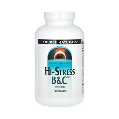 Source Naturals, Hi-Stress B&C, 120 Tablets