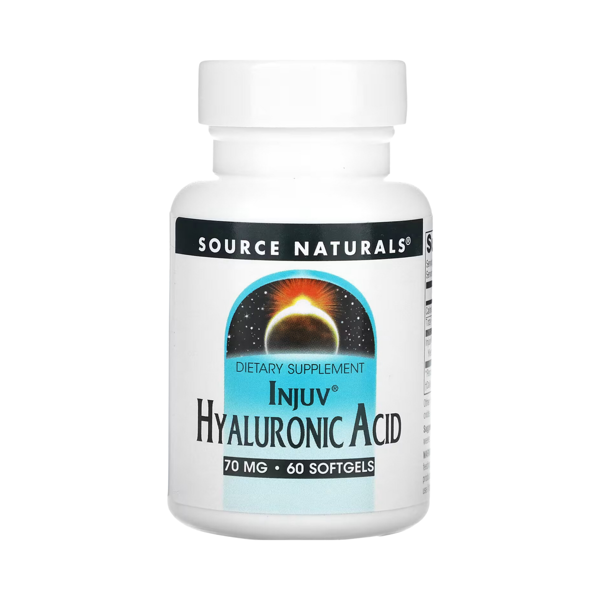 Source Naturals, Hyaluronic Acid, Injuv, 70 Mg, 60 Softgels