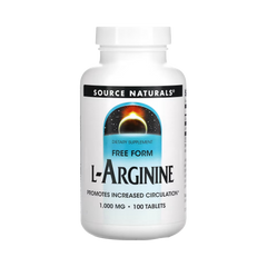 Source Naturals, L-Arginine, 1000 Mg, 100 Tablets