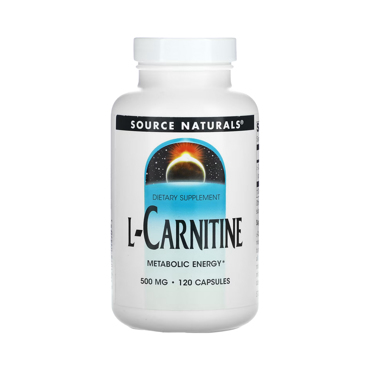 Source Naturals, L-Carnitine, 500 Mg, 120 Capsules