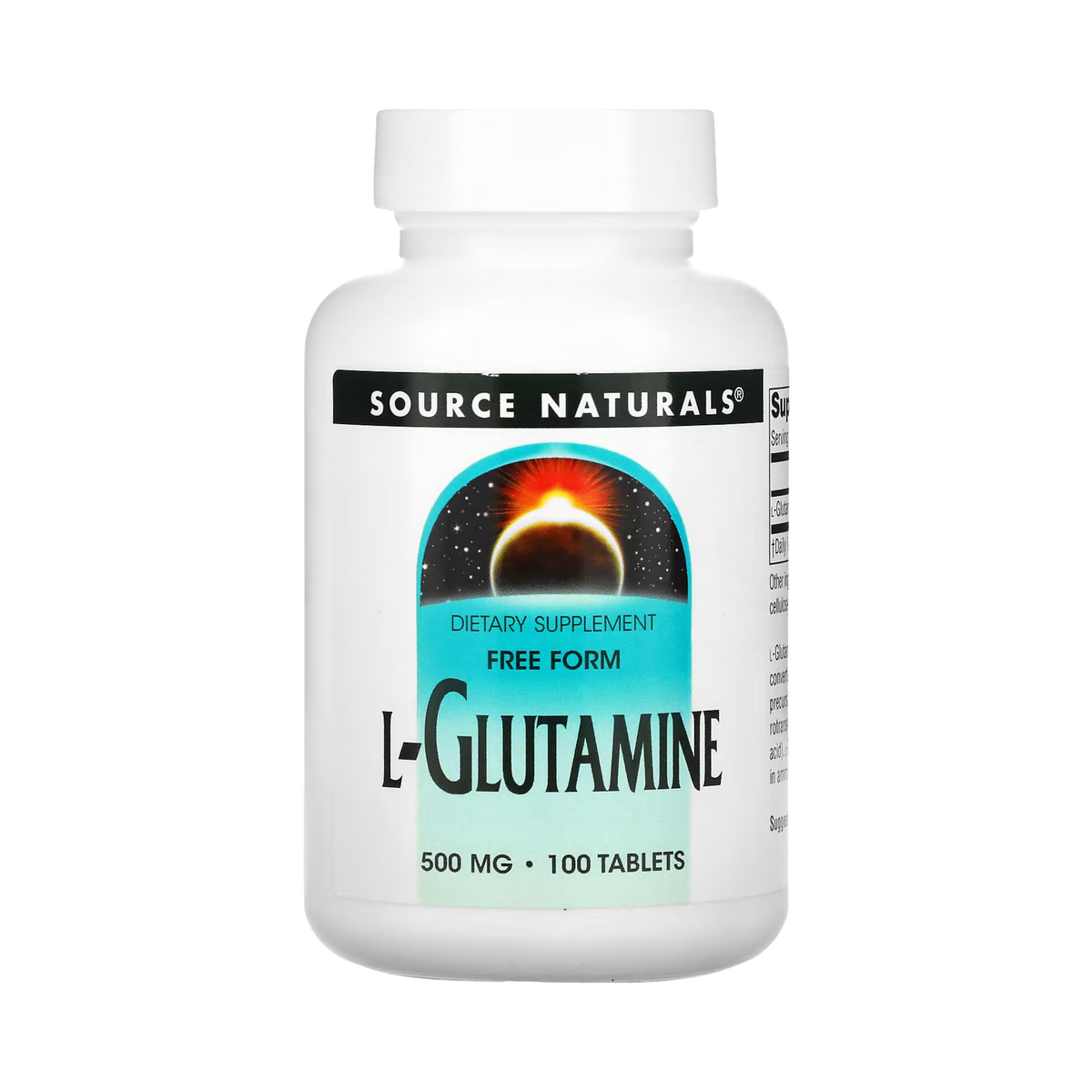 Source Naturals, L-Glutamine, 500 Mg, 100 Capsules