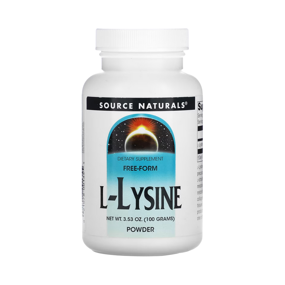 Source Naturals, L-Lysine, Powder