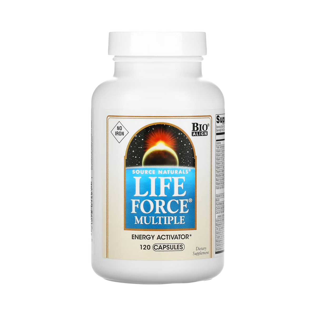 Source Naturals, Life Force, Multiple, No Iron, 120 Capsules