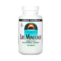 Source Naturals, Life Minerals, No Iron, 120 Tablets