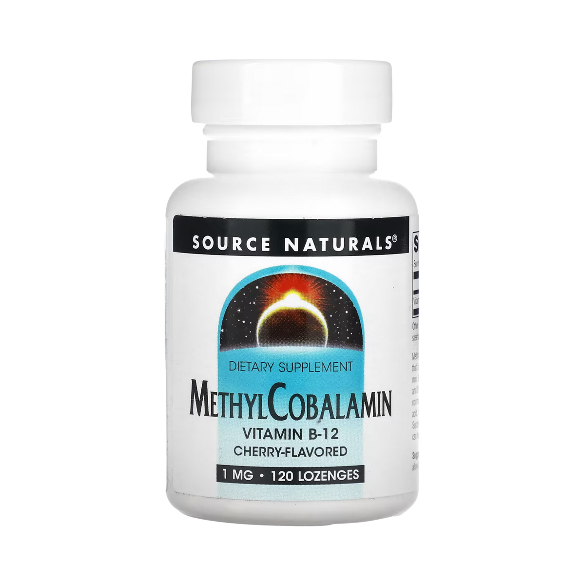 Source Naturals, MethylCobalamin 1mg Cherry, 120 Lozenge