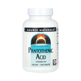 Source Naturals, Pantothenic Acid 100 Mg, 250 Tablets