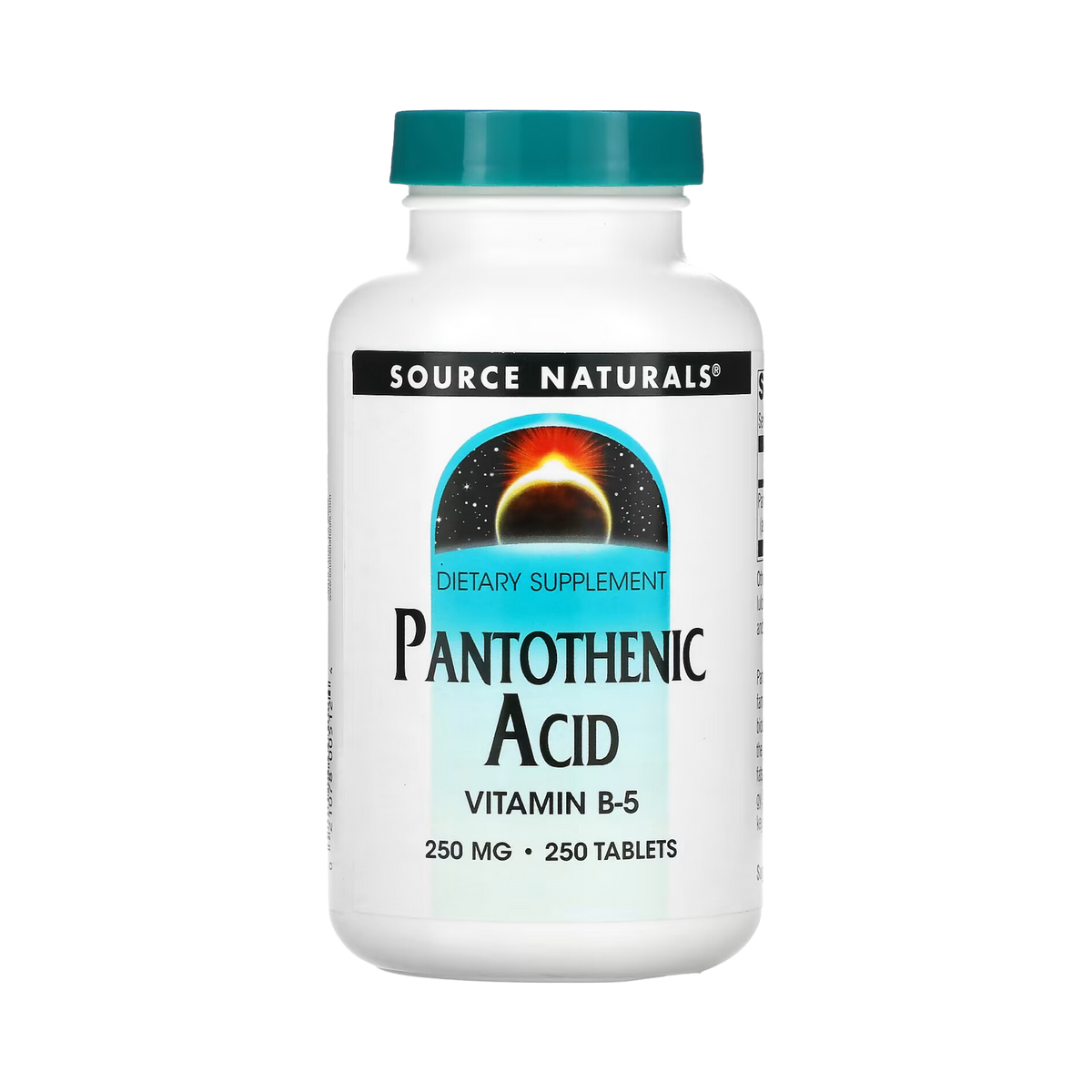 Source Naturals, Pantothenic Acid, 250 Mg, 250 Tablets