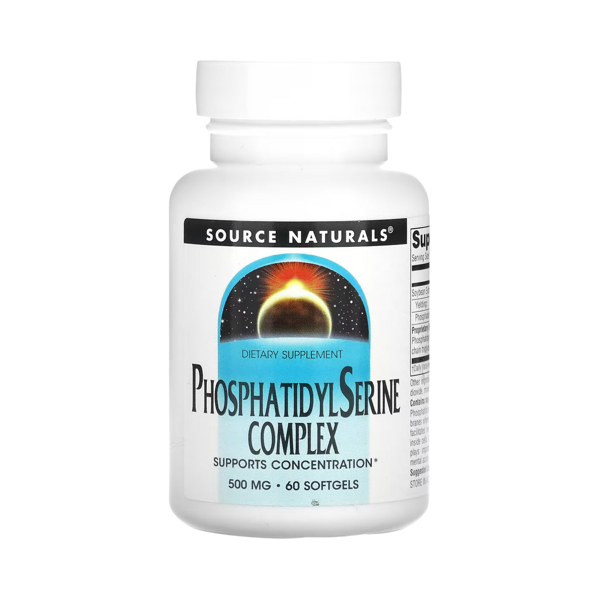 Source Naturals, Phosphatidyl Serine Complex, 500 Mg, 60 Softgels