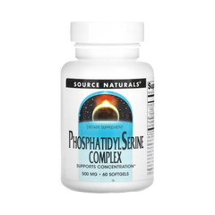 Source Naturals, Phosphatidyl Serine Complex, 500 Mg, 60 Softgels