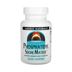 Source Naturals, Phosphatidyl Serine Matrix, 500 Mg, 60 Softgels