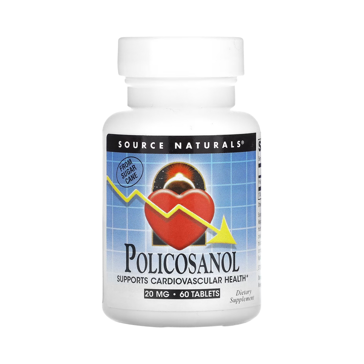 Source Naturals, Policosanol, 20 Mg, 60 Tablets