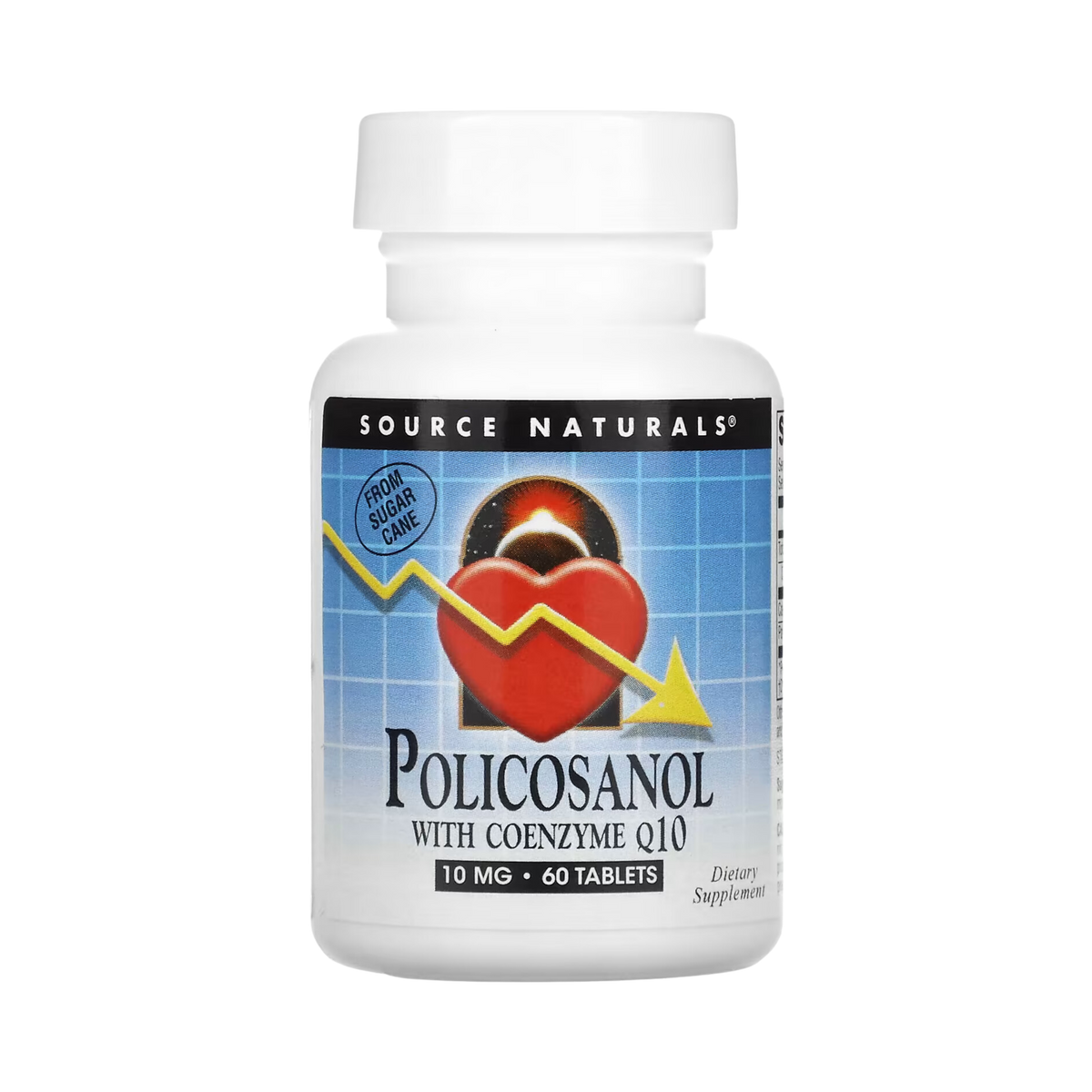 Source Naturals, Policosanol with Coenzyme Q10, 10 Mg, 60 Tablets